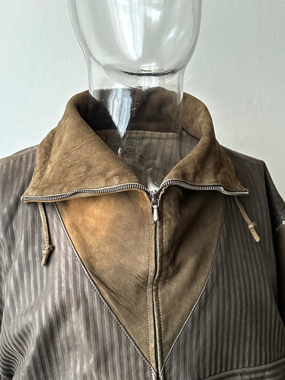 1980s French leather jacket