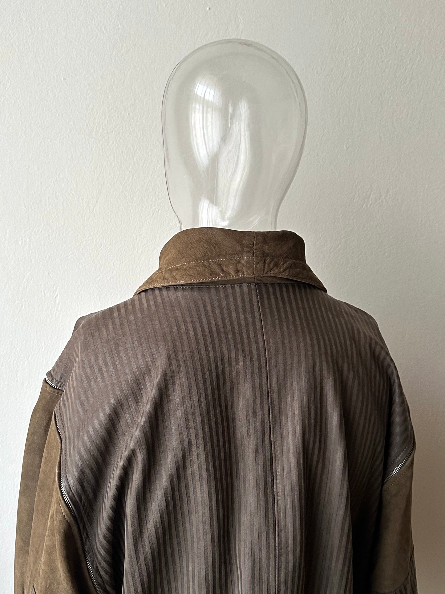 1980s French leather jacket