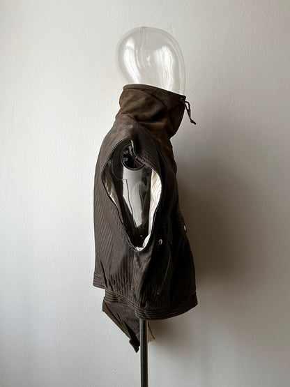 1980s French leather jacket