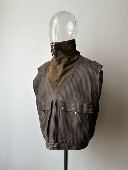 1980s French leather jacket