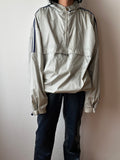 90s Adidas silver smock