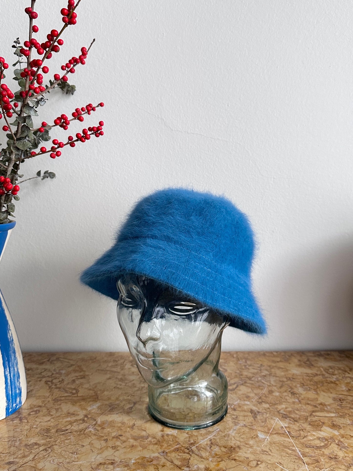 angora nylon hat