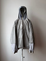 90s Adidas silver smock