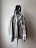 90s Adidas silver smock