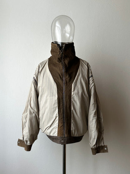 1980s French leather jacket