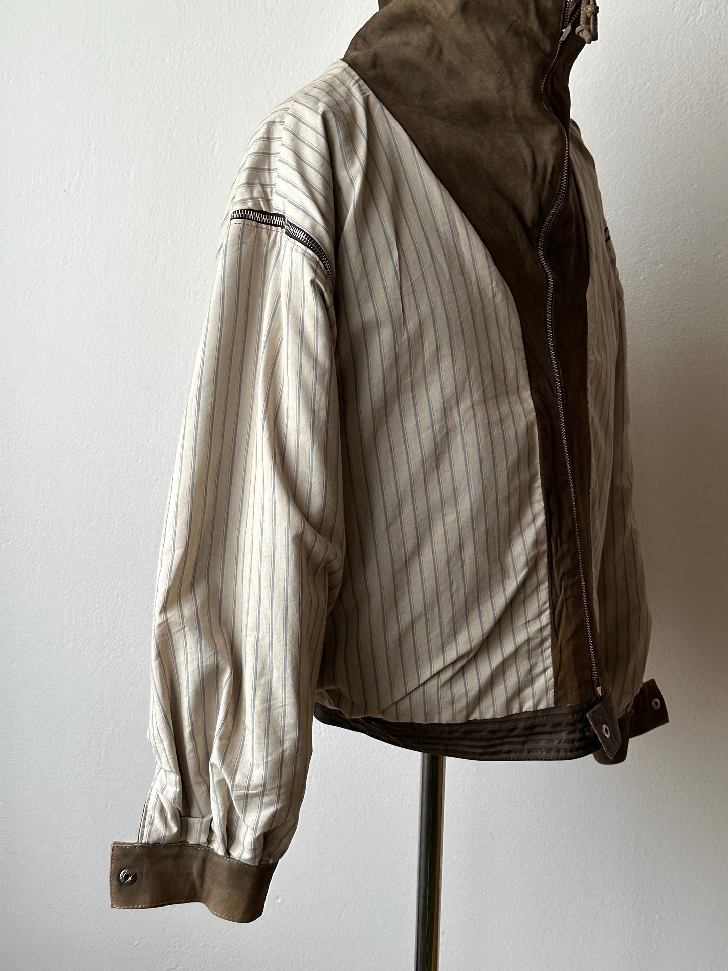 1980s French leather jacket