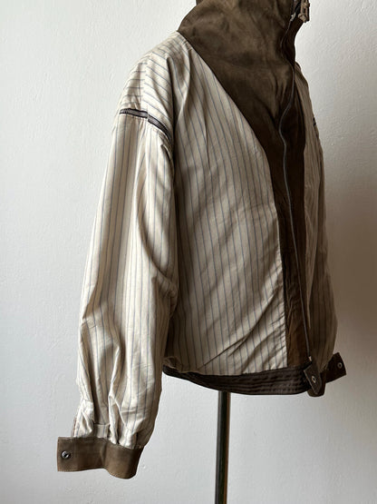 1980s French leather jacket