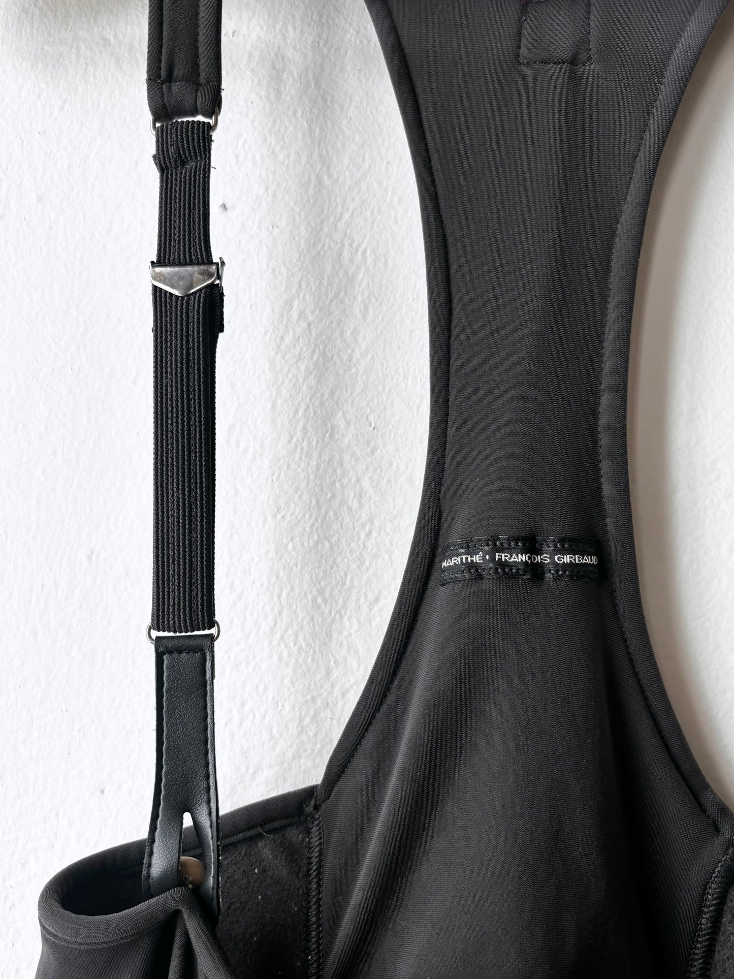 90s Marithé + François Girbaud nylon suspender pants
