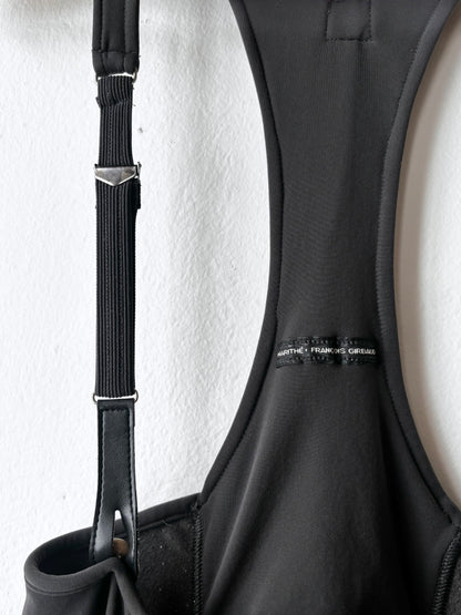 90s Marithé + François Girbaud nylon suspender pants