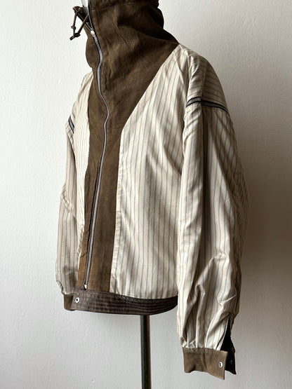 1980s French leather jacket