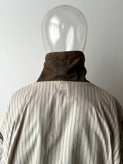 1980s French leather jacket