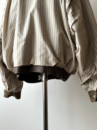 1980s French leather jacket