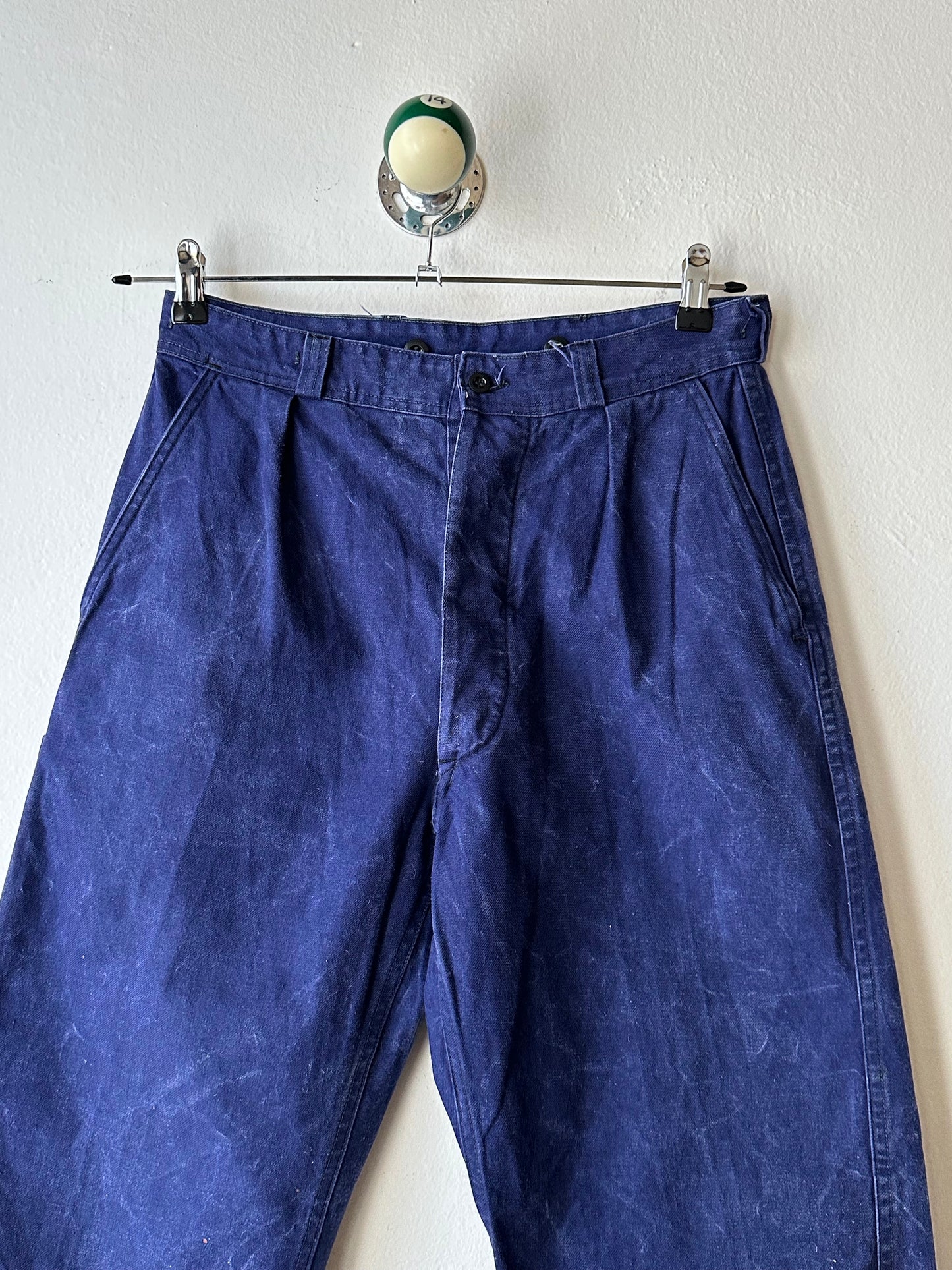 1960s French military work trousers - w31