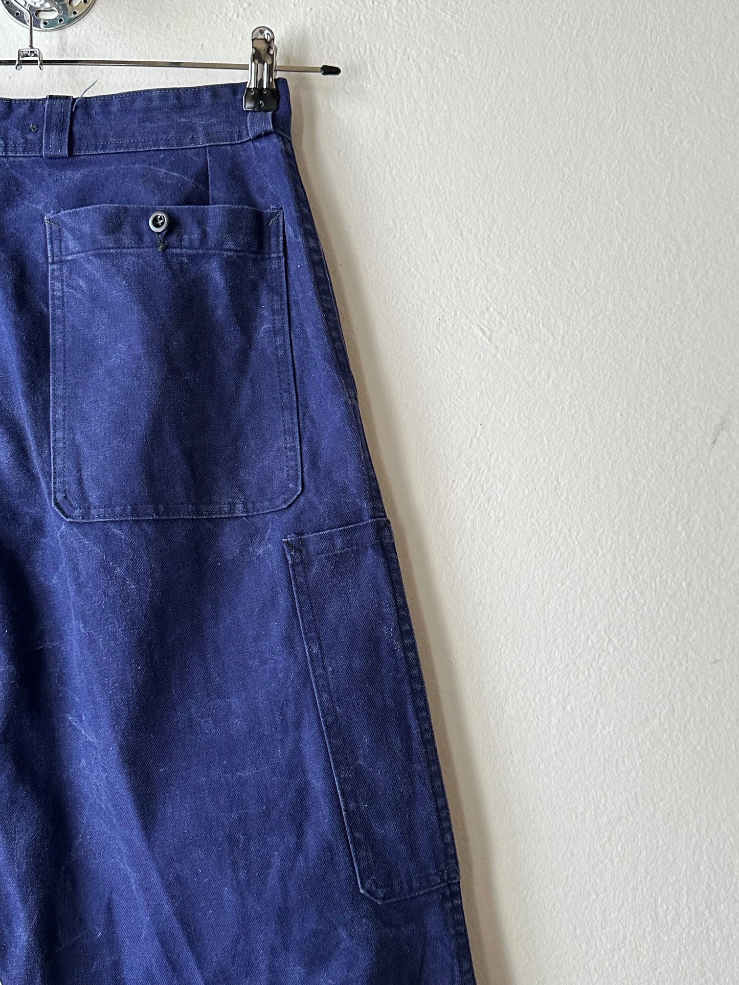 1960s French military work trousers - w31