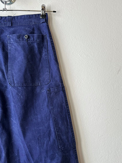 1960s French military work trousers - w31