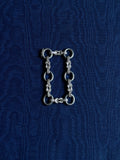 French silver 800 Hermes made in France Audierne エルメス オーディエルヌ オディエルヌ オーディエンヌ knot rope chain bracelet bangle jewelry シルバー フランス ヴィンテージ ブレスレット チェーン