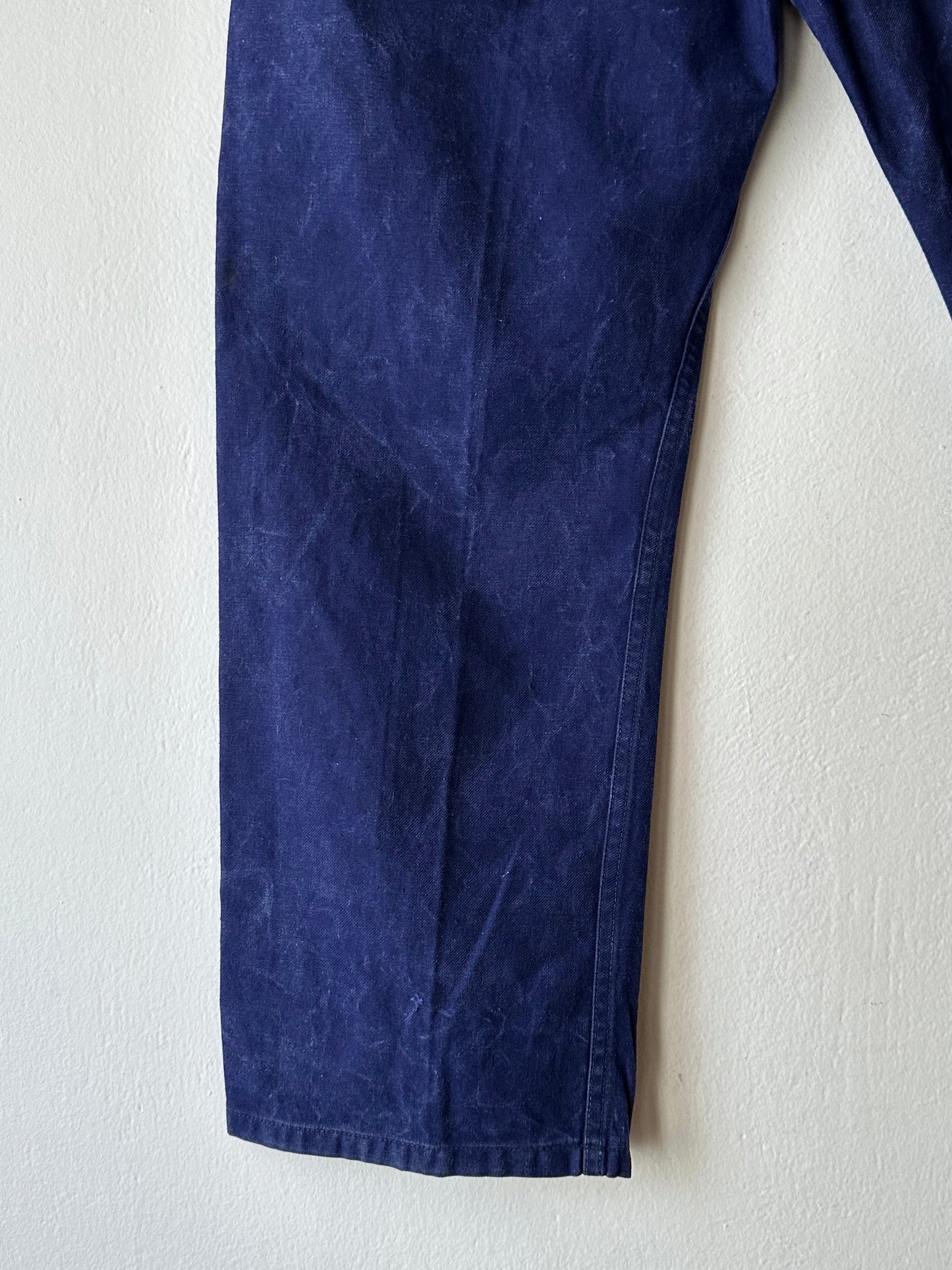 1960s French military work trousers - w31