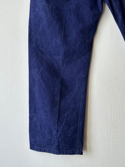1960s French military work trousers - w31