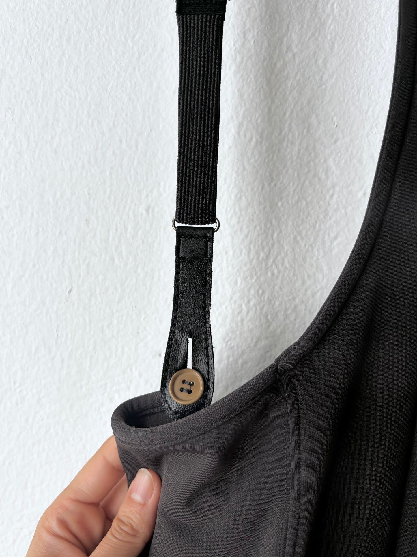 90s Marithé + François Girbaud nylon suspender pants