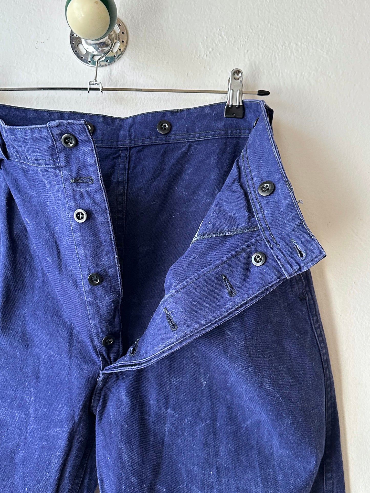 1960s French military work trousers - w31