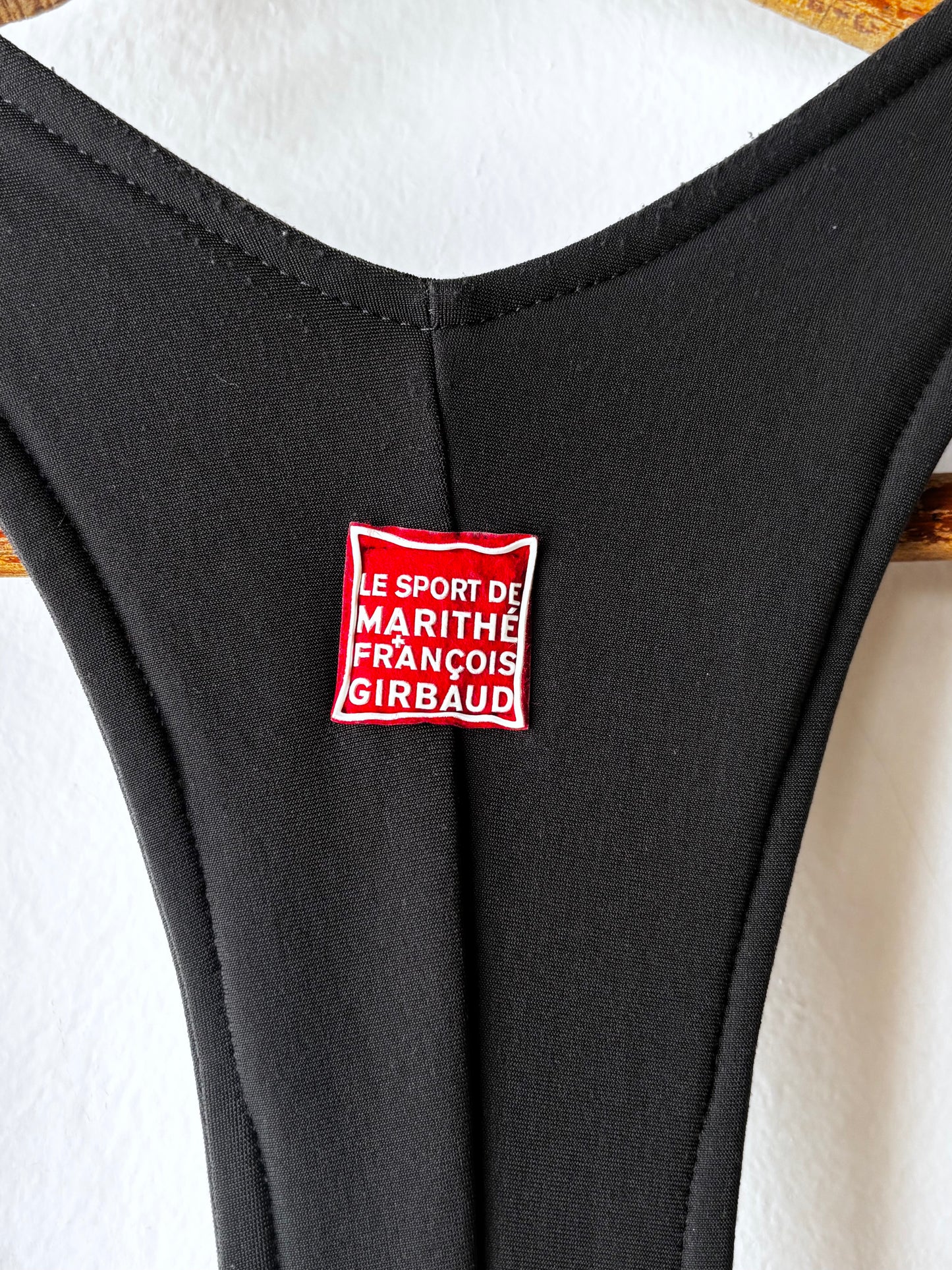 90s Marithé + François Girbaud nylon suspender pants