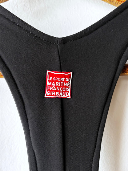 90s Marithé + François Girbaud nylon suspender pants