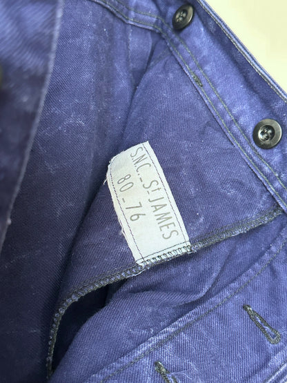 1960s French military work trousers - w31