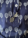 sterling silver tennis racket clip