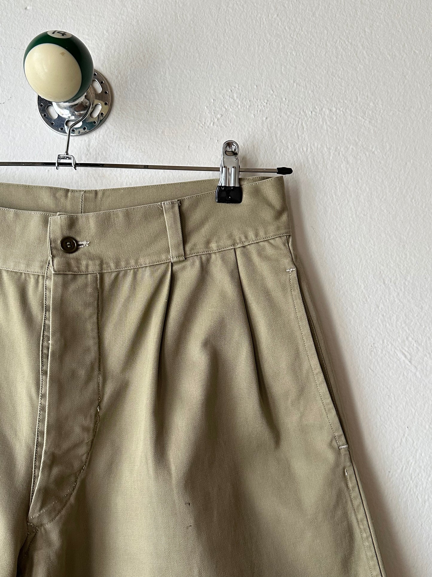 Unknown 1960s cotton shorts - w31