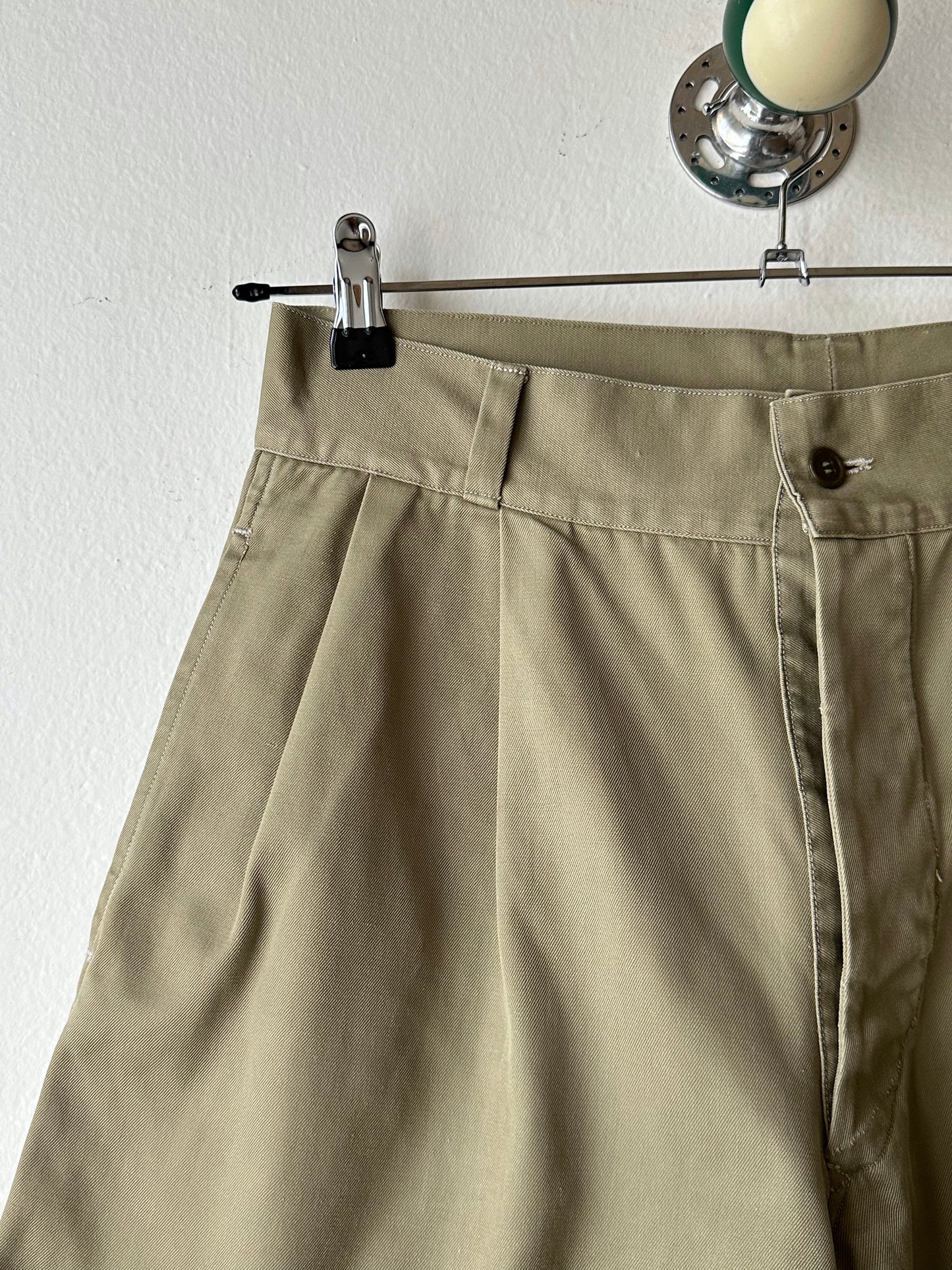 Unknown 1960s cotton shorts - w31