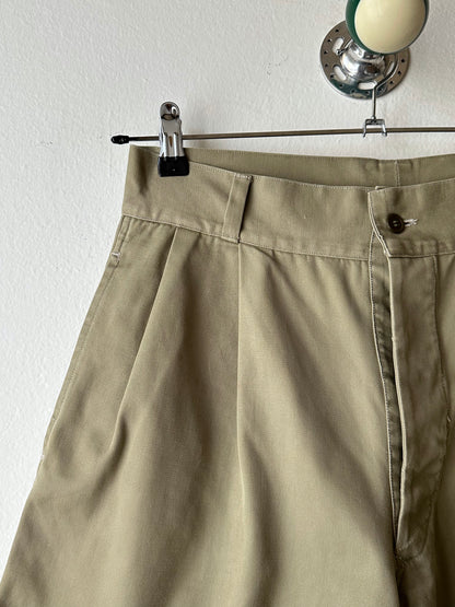 Unknown 1960s cotton shorts - w31