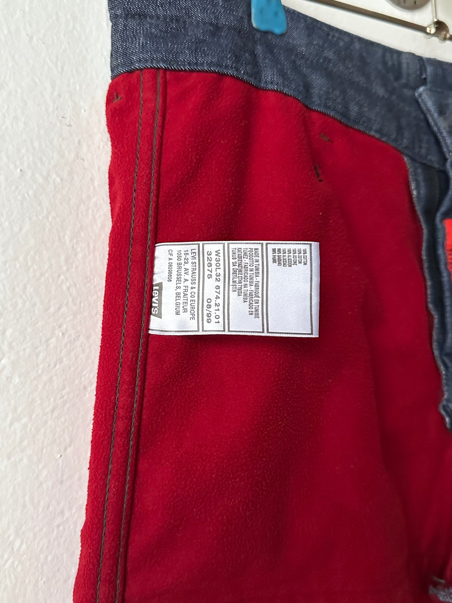 AW'99 Levi's All Duty denim trousers - w32