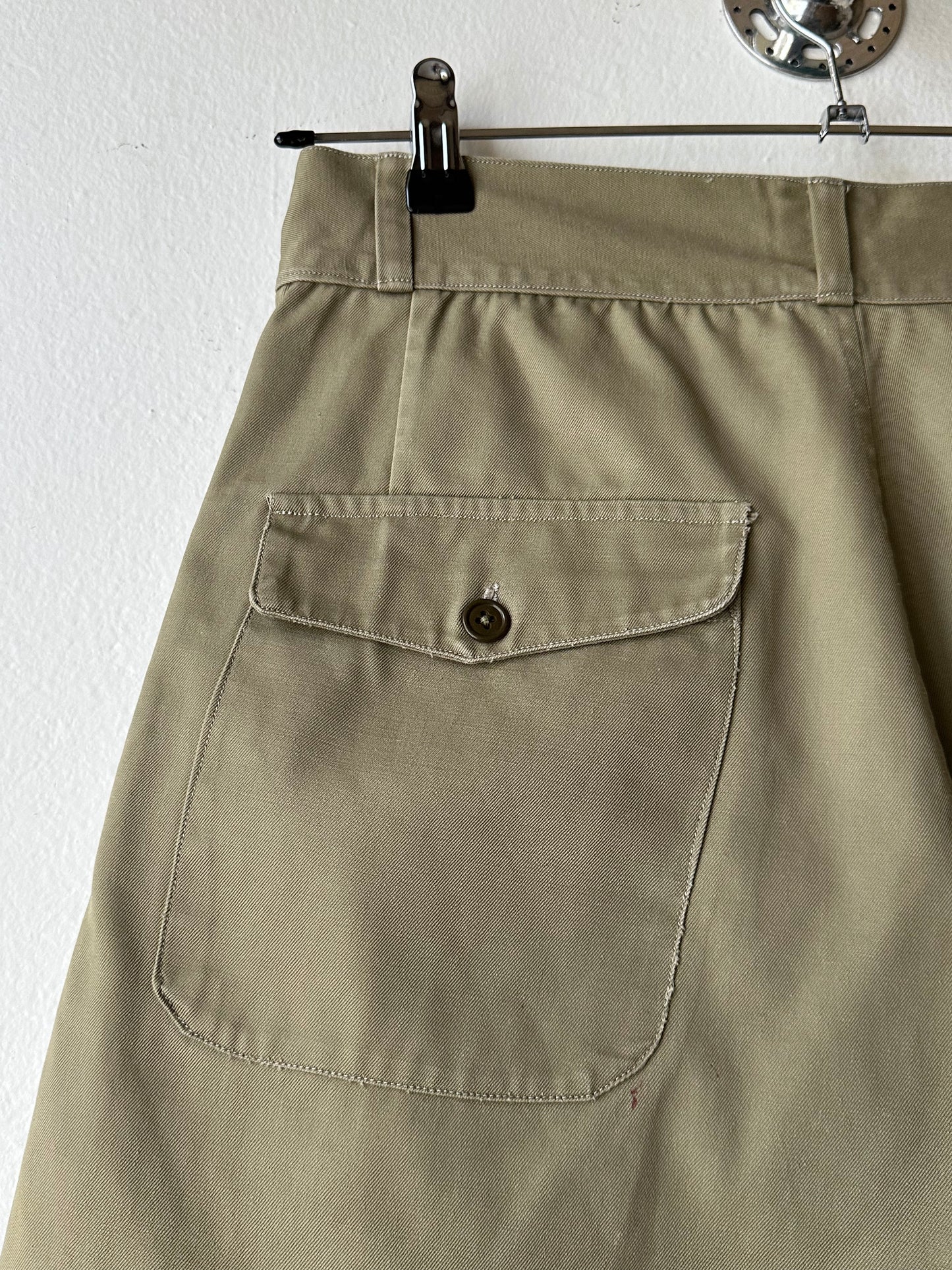 Unknown 1960s cotton shorts - w31