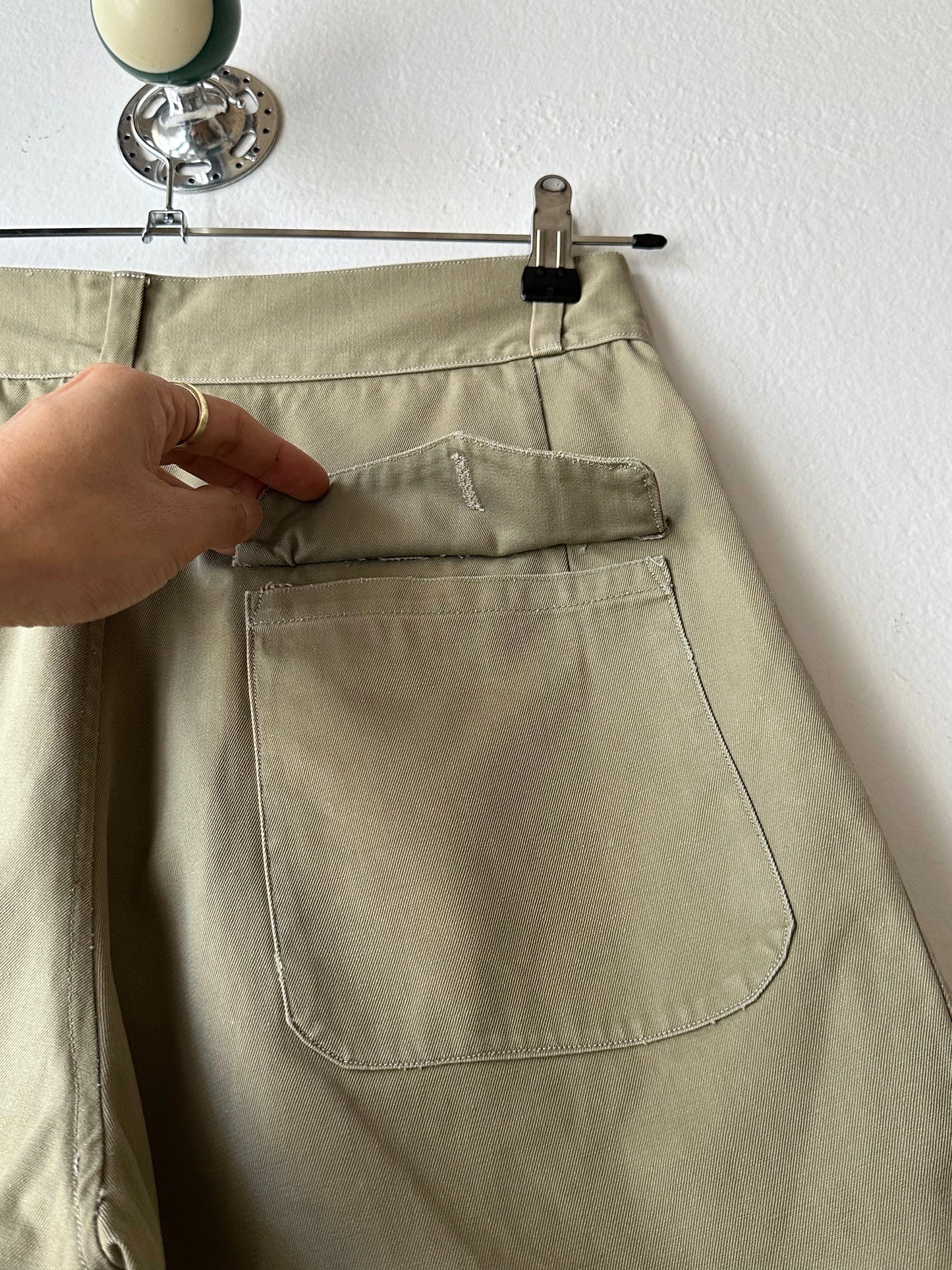Unknown 1960s cotton shorts - w31