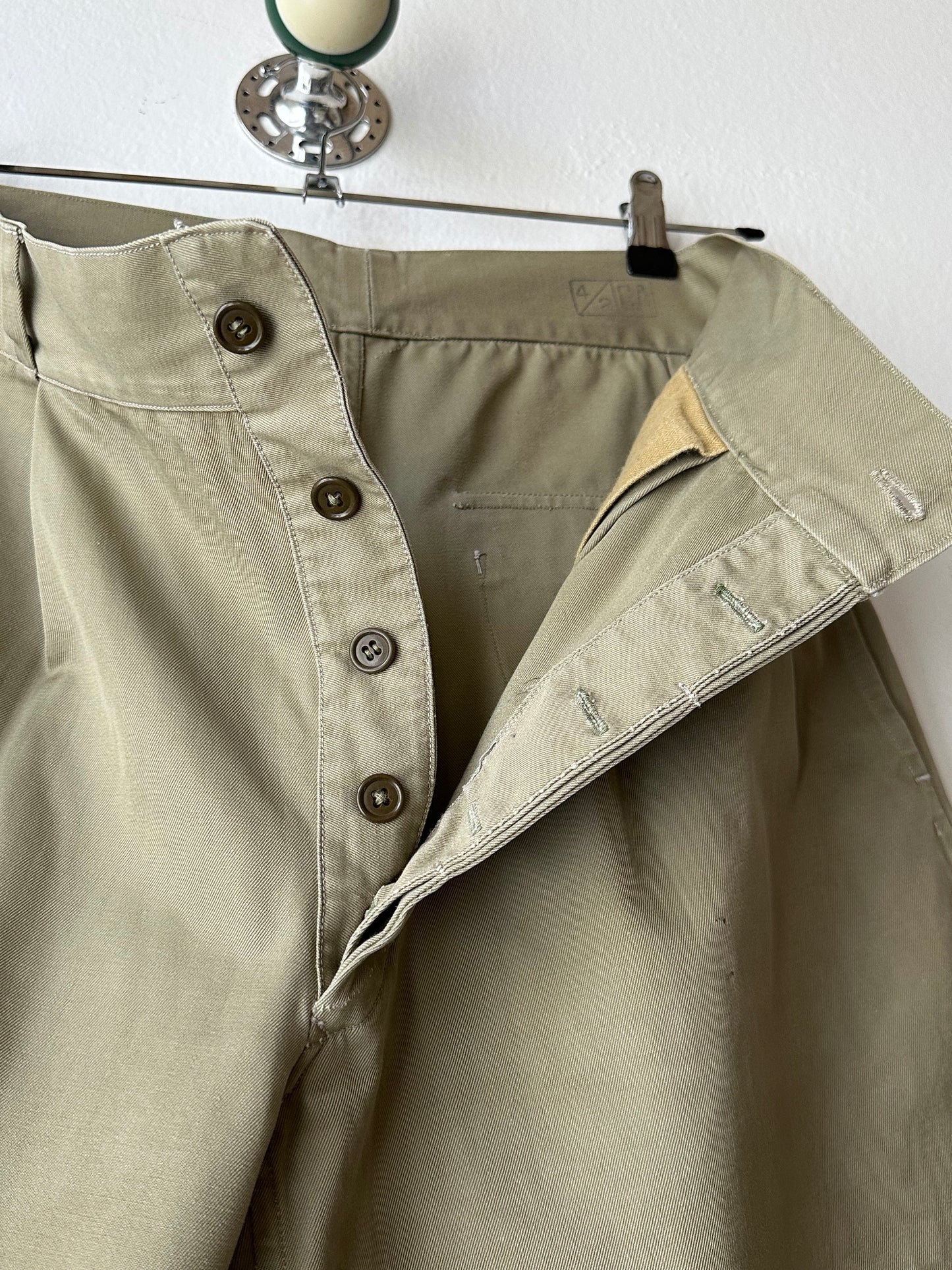 Unknown 1960s cotton shorts - w31