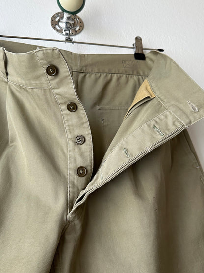 Unknown 1960s cotton shorts - w31