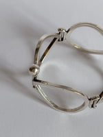 70s 70's 1970s 1970's France French silver 925 bracelet sterling vintage bangle European Europe mid century