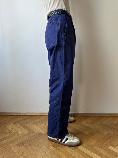 1960s French military work trousers - w31
