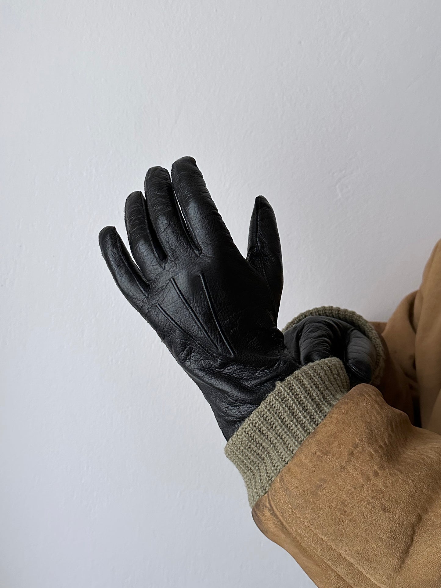 vintage leather glove