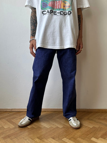 1960s French military work trousers - w31