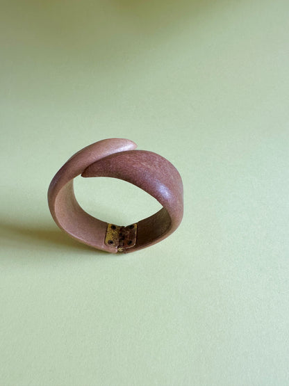 French imitation wood bangle