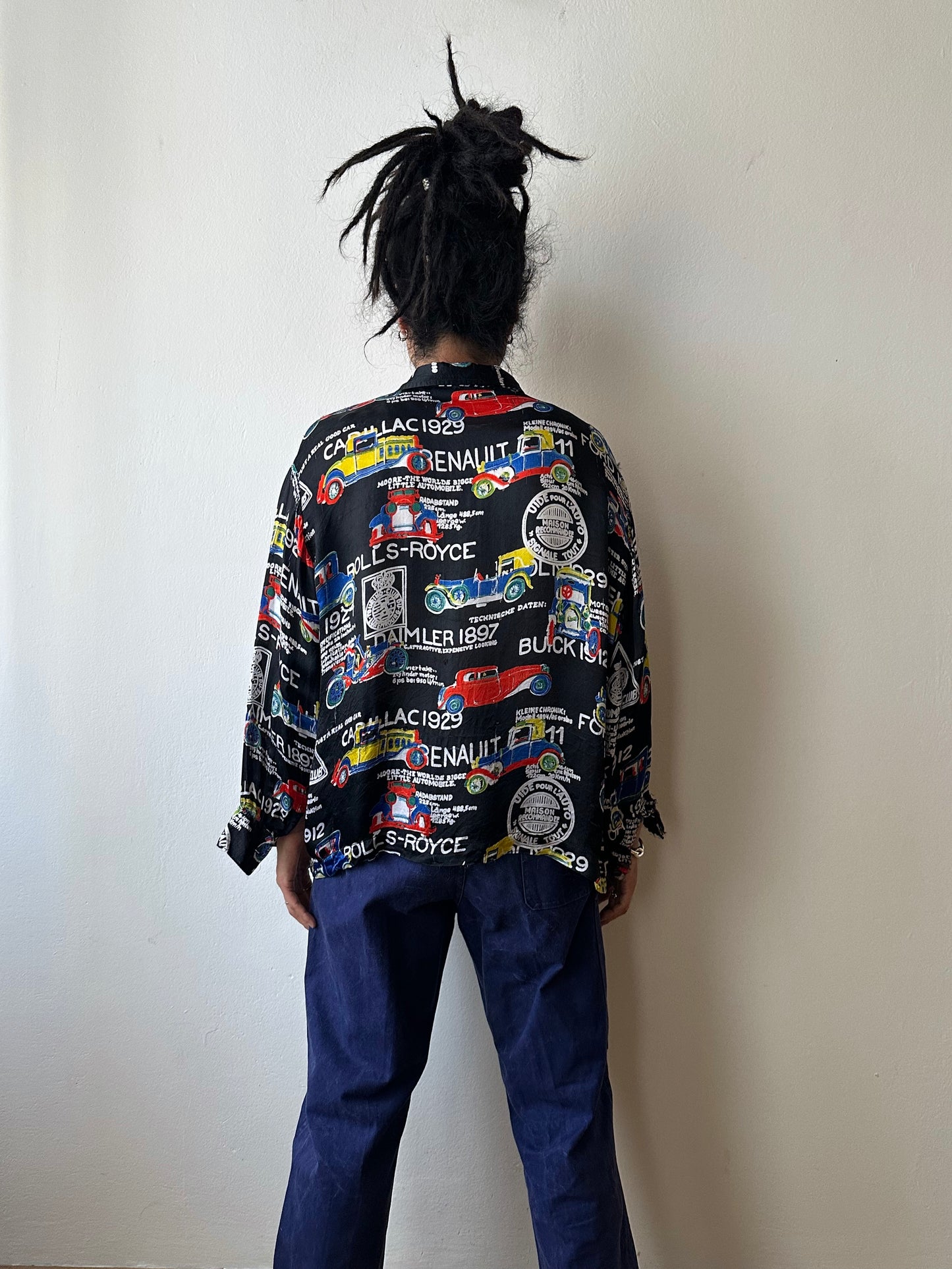 Black viscose shirt