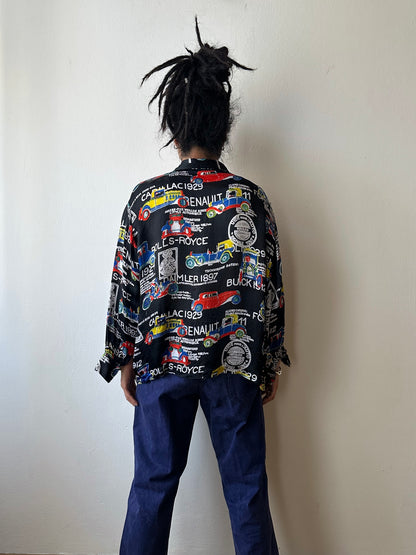 Black viscose shirt