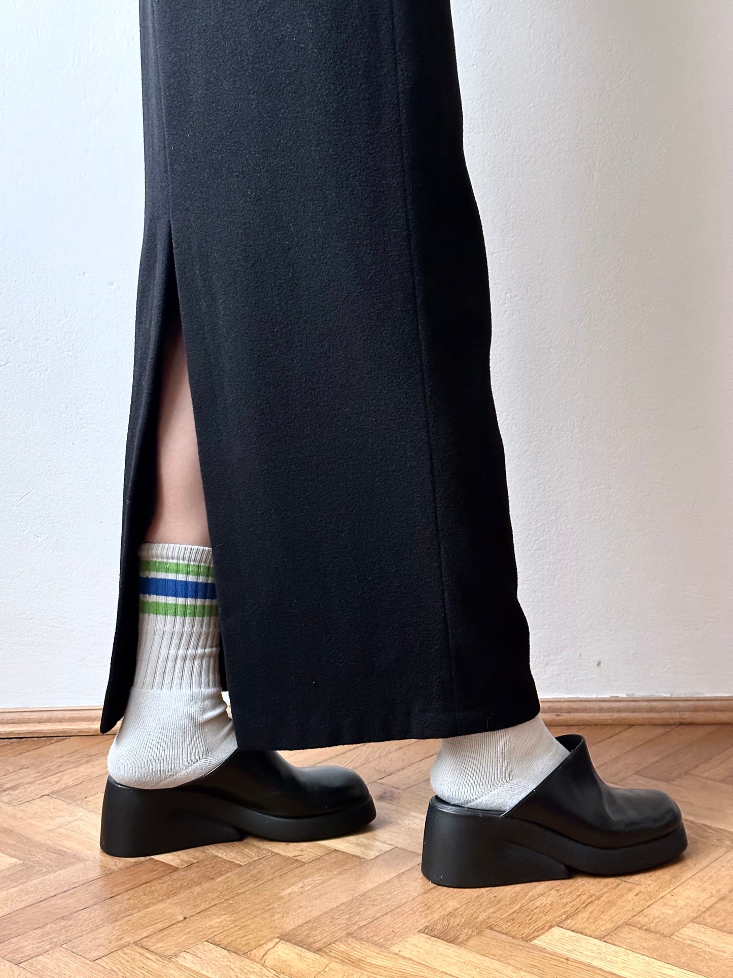 pure wool fleece skirt