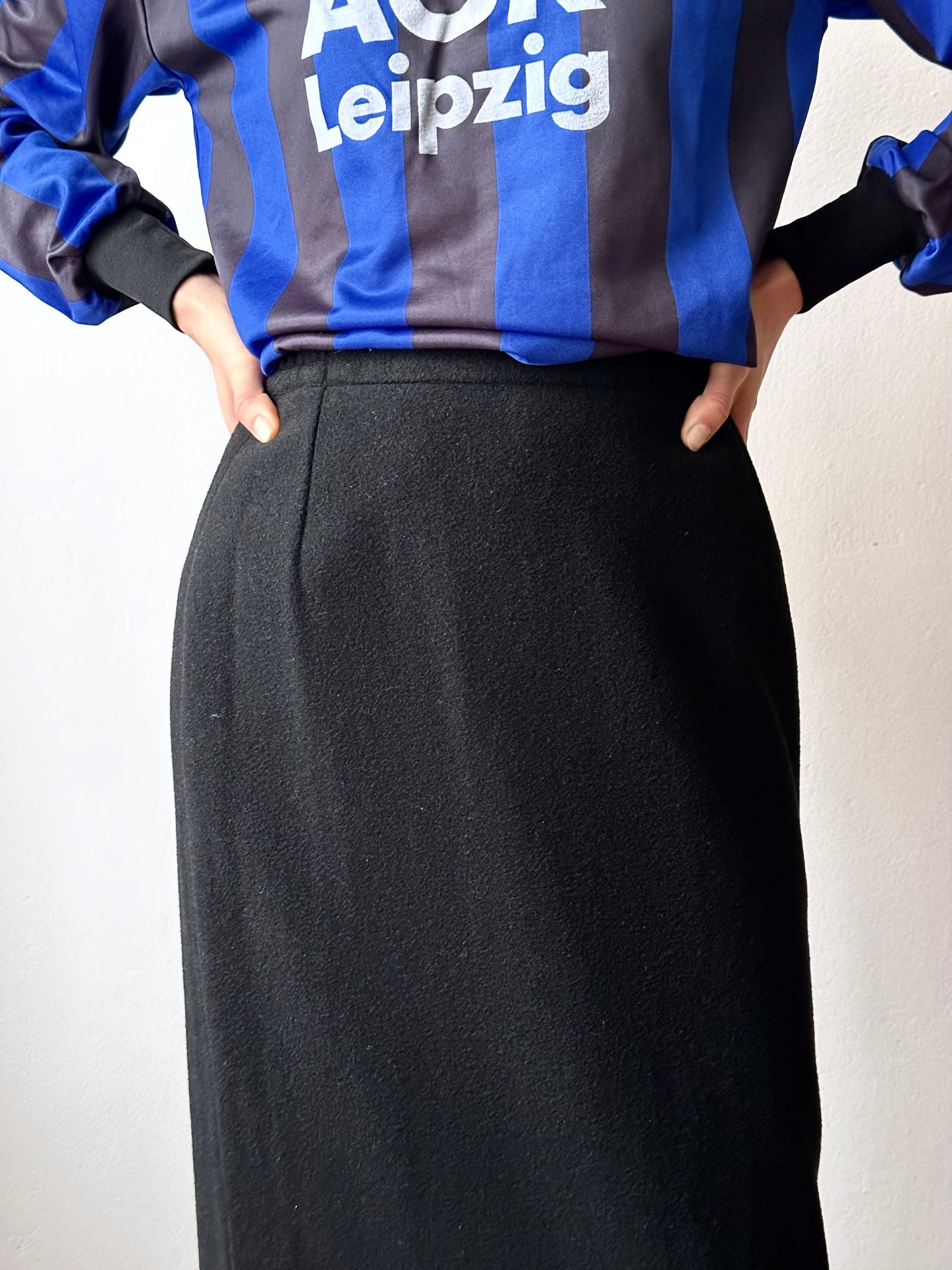 pure wool fleece skirt