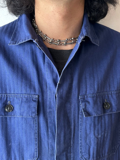 German work herringbone jumpsuit