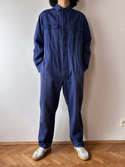 German work herringbone jumpsuit
