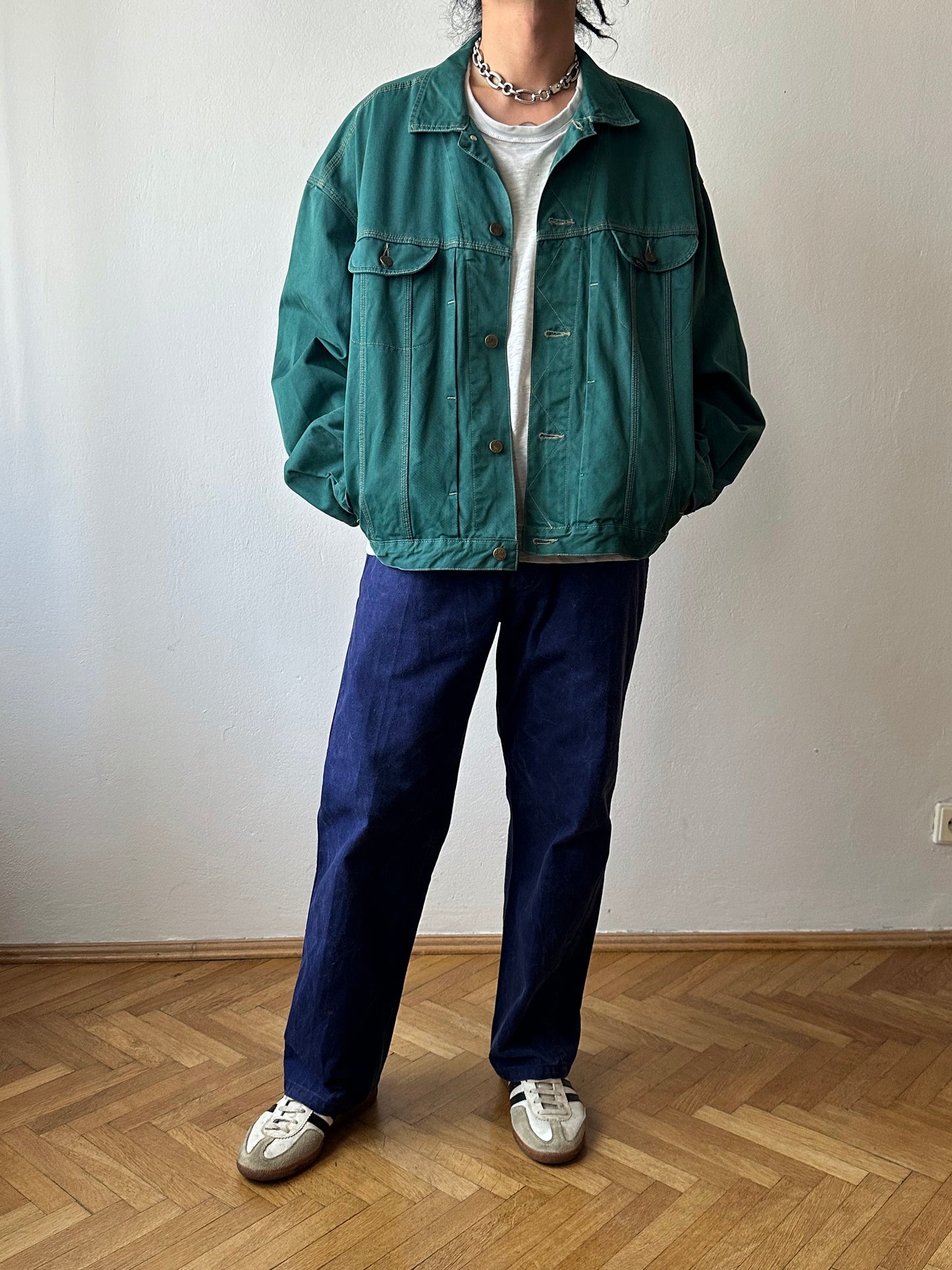 1960s French military work trousers - w31