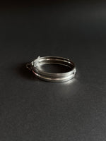 silver studs bangle