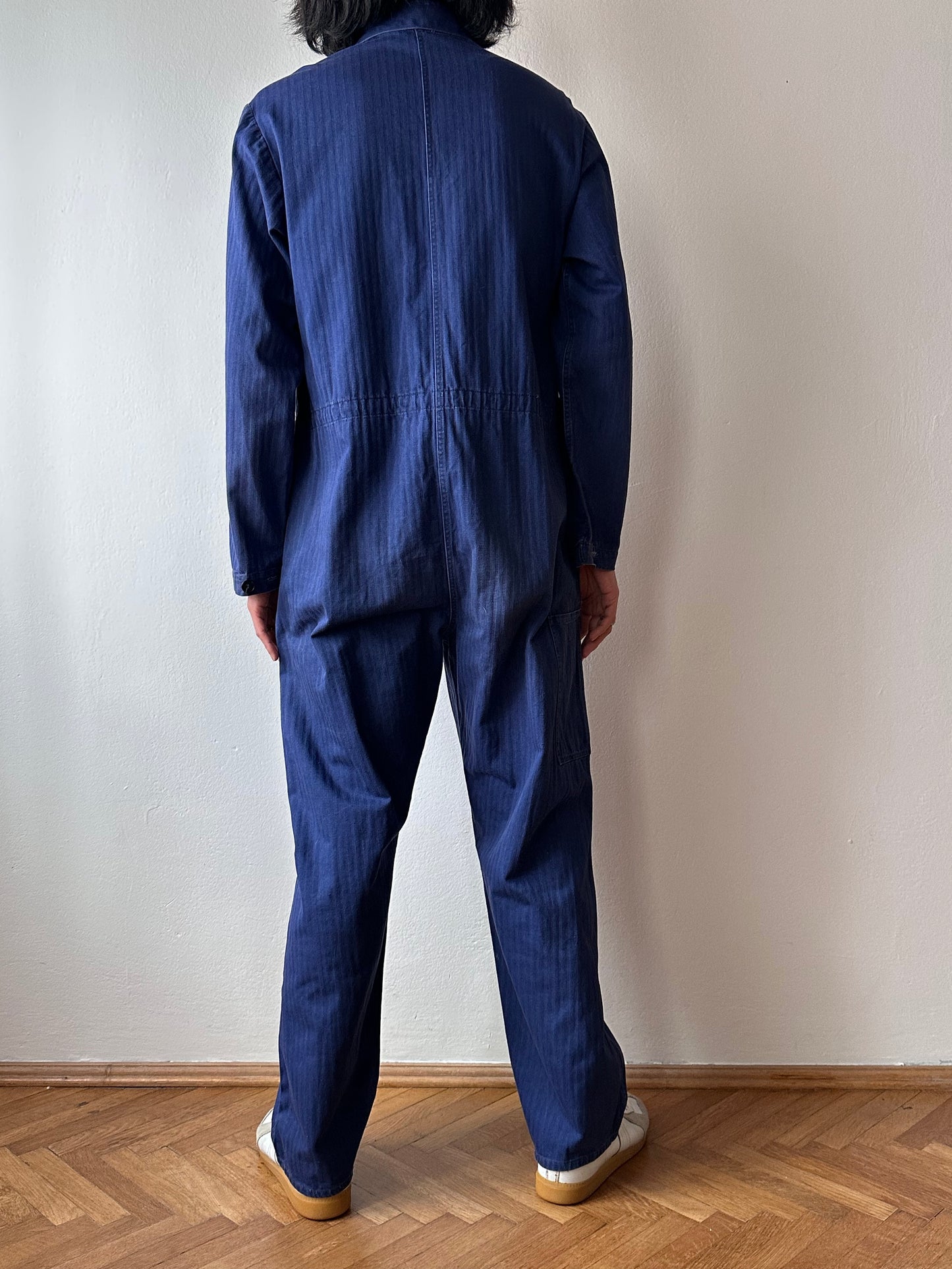 German work herringbone jumpsuit